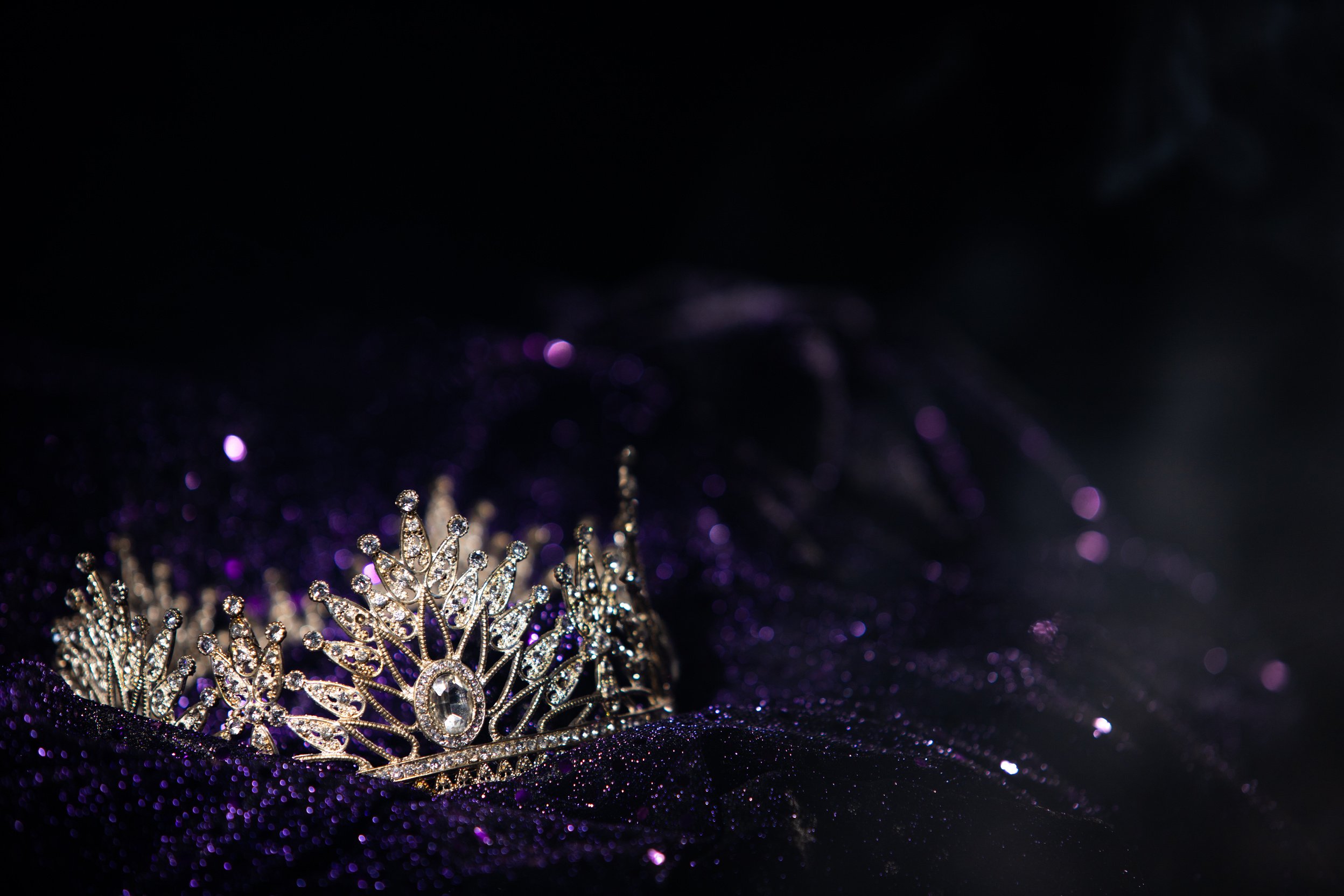 Diamond Silver Crown for Miss Pageant Beauty Queen Contest, Cry